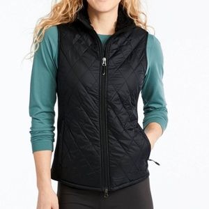 L.L. Bean Fleece Lined Gray Vest